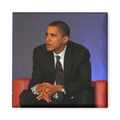 President Barack Obama Fridge Magnet by pantavila