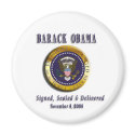 PRESIDENT BARACK OBAMA MAGNET by OWL1998 PRESIDENT BARACK OBAMA MAGNET
