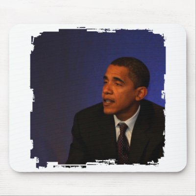 President Barack Obama Mouse Mats by pantavila