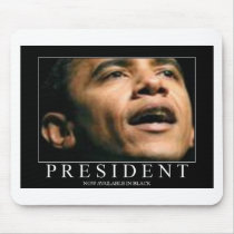 PRESIDENT BARACK OBAMA MOUSE PAD