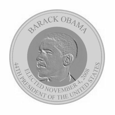 PRESIDENT BARACK OBAMA ACRYLIC CUT OUT by maximus7