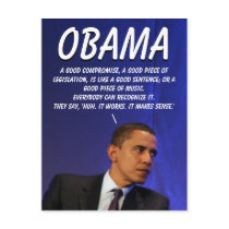 President Barack Obama postcards