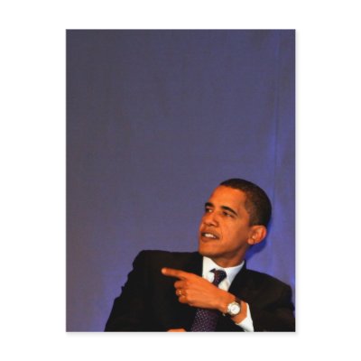 President Barack Obama Postcard by pantavila