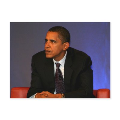 President Barack Obama Postcard by pantavila
