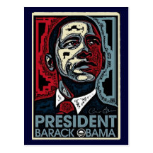 President Barack Obama Postcard