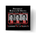 PRESIDENT BARACK OBAMA - RED buttons