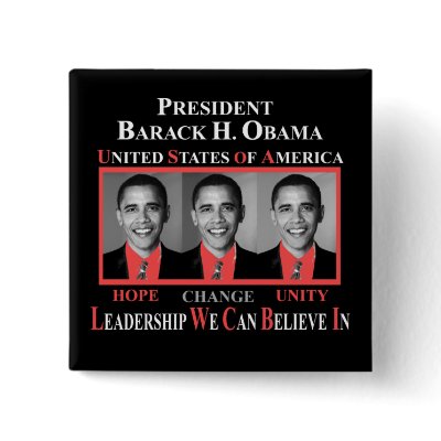 PRESIDENT BARACK OBAMA - RED Button