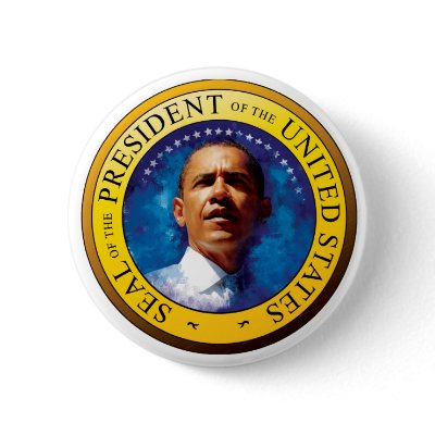 President Barack Obama Seal Button