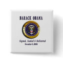 PRESIDENT BARACK OBAMA SEAL OF OFFICE BUTTON by OWL1998 PRESIDENT BARACK OBAMA SEAL OF OFFICE BUTTON