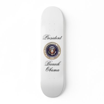 President Barack Obama Custom Skateboard by talliktok_katauyak