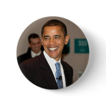 President Barack Obama Smiles buttons