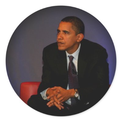 President Barack Obama Sticker by pantavila