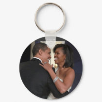 President Barack Obama & the 1st L... - Customized keychains