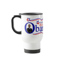 President Barack Obama - Travel Mug by inauguration_2009 President Barack Obama - Travel Mug