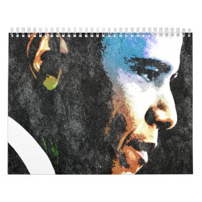 President Barack Obama Vintage Calendar by jamierushad