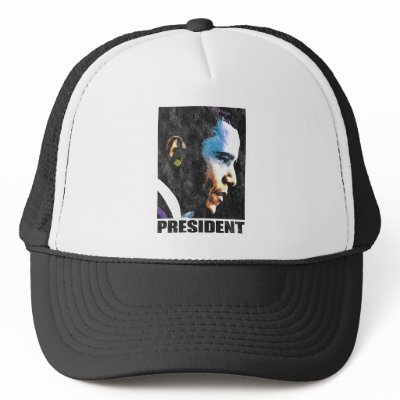 President Barack Obama Vintage Trucker Hat by jamierushad