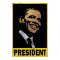 President Barack Obama Vintage print