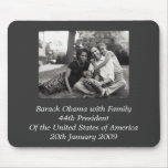 President Barack Obama with Family Mouse Pads