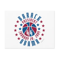 President "Bask-O-Bama" #44 postcards by PeaceCompany President "Bask-O-Bama" #44 postcards