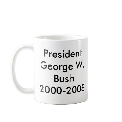 President Bush Coffee Mug by PhilSlattery