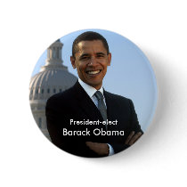 President Elect - Barack Obama Buton buttons