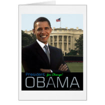 "President for Change", by Al Stewart cards by iluvtshirts "President for Change", by Al Stewart cards
