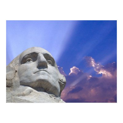 President George Washington, Mount Rushmore Print by beverlytazangel