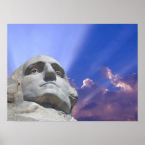 President George Washington, Mount Rushmore Print
