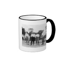 President Harding Golf Foursome, 1920s Coffee Mug