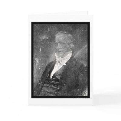 President James Buchanan Daguerreotype 1845 Greeting Cards by lc_prints