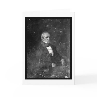 President James Polk Daguerreotype 1849 Greeting Card by lc_prints