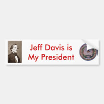President Jefferson Davis Bumper Sticker