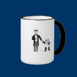 President Lincoln and a Panda Enjoy Ice Cream mugs