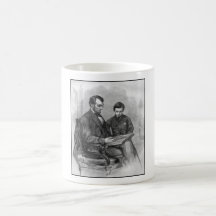 President Lincoln and His Son Coffee Mug