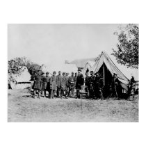 President Lincoln Visiting the Battlefield posters