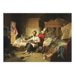 President Lincoln Writing Proclamation of Freedom Custom Invites