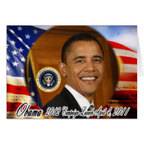 President Obama 2012 Campaign Launch Cards