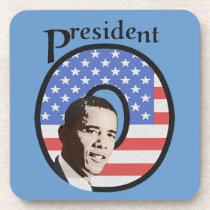 President Obama 2012 Cork Coaster