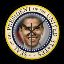 President Obama 2012 Re-election wall clocks