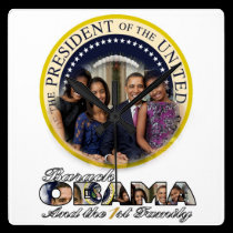 President Obama 2012 Re-election wall clocks