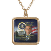President Obama 2nd Inauguration Custom Necklace