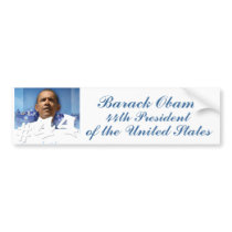 President Obama #44 Bumper Sticker bumper stickers by obama_inauguration President Obama #44 Bumper Sticker bumper stickers