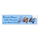 President Obama #44 Bumper Sticker bumper stickers