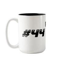 President Obama #44 Coffee Mug by dizzypixels President Obama #44 Coffee Mug