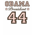 President Obama 44 Distressed T shirt
