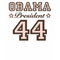 President Obama 44 Distressed T shirt