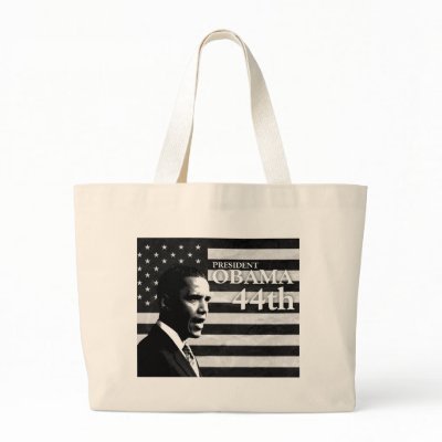 president Obama 44 gs Canvas Bag by Politicall