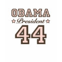 President Obama 44 Long Sleeve T shirt by DemocraticTeesGifts President Obama 44 Long Sleeve T shirt