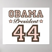 President Obama 44 Poster