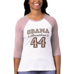 President Obama 44 Raglan T shirt